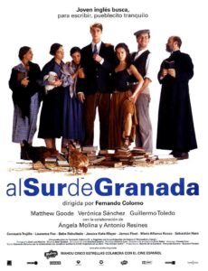 Al Sur de Granada (Dir. Fernando Colomo, 2003). Basada en las memorias del escritor británico Gerald Brenan, narra su experiencia viviendo en un pueblo andaluz durante los años 20.